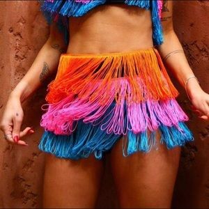 Samba Tassel Festival Hot Shorts